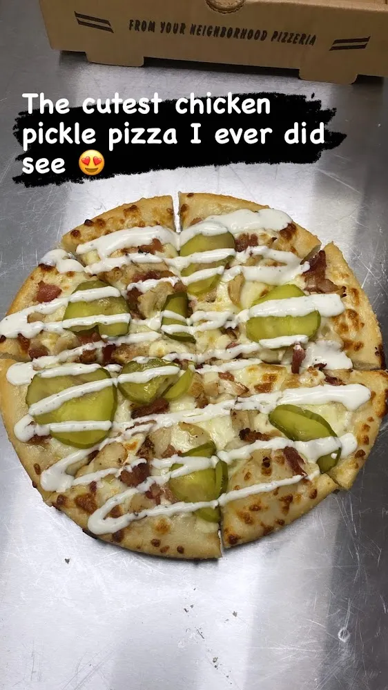 Chicken Pickle Pizza